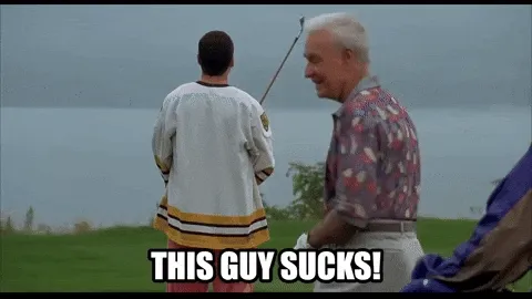 the agent sucks